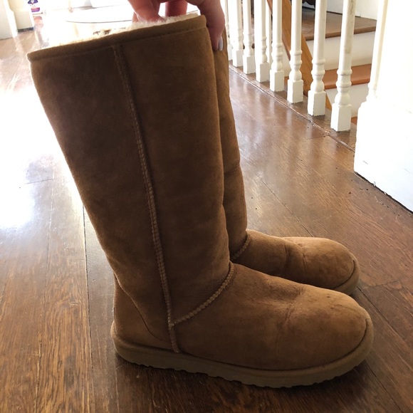 Tall Chestnut UGG boots - Picture 4 of 6